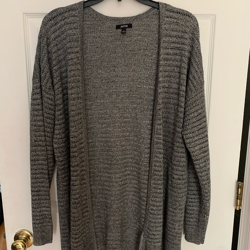 APT9 Grey Cardigan